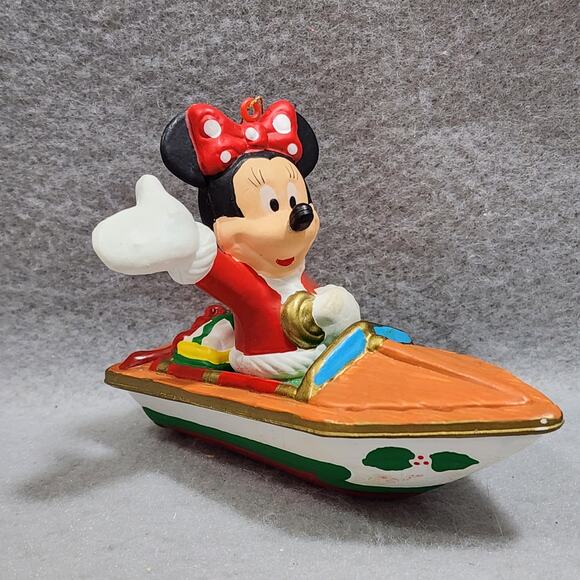 Vintage Mickey & Minnie Mouse Goofy And Donald Duck Christmas Holiday Ornaments - Picture 6 of 16